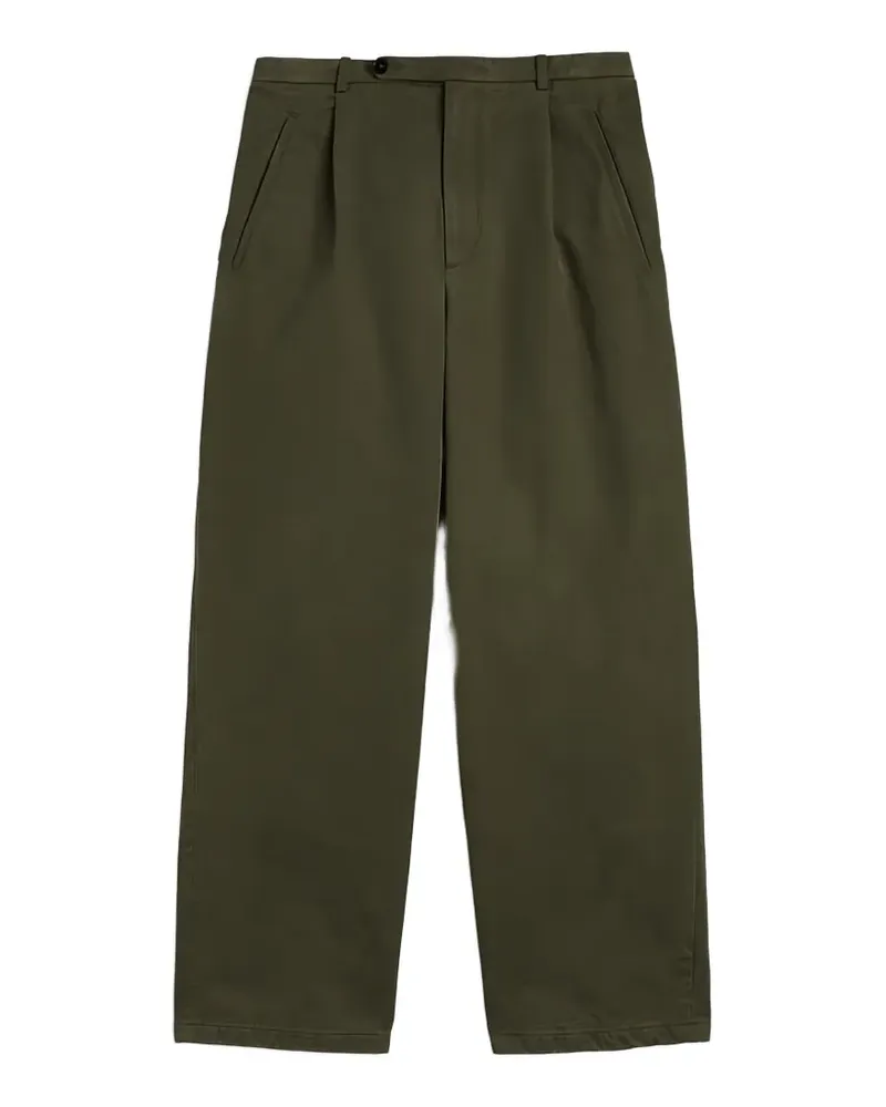 Jil Sander Hose aus Baumwolle - Grün Grün