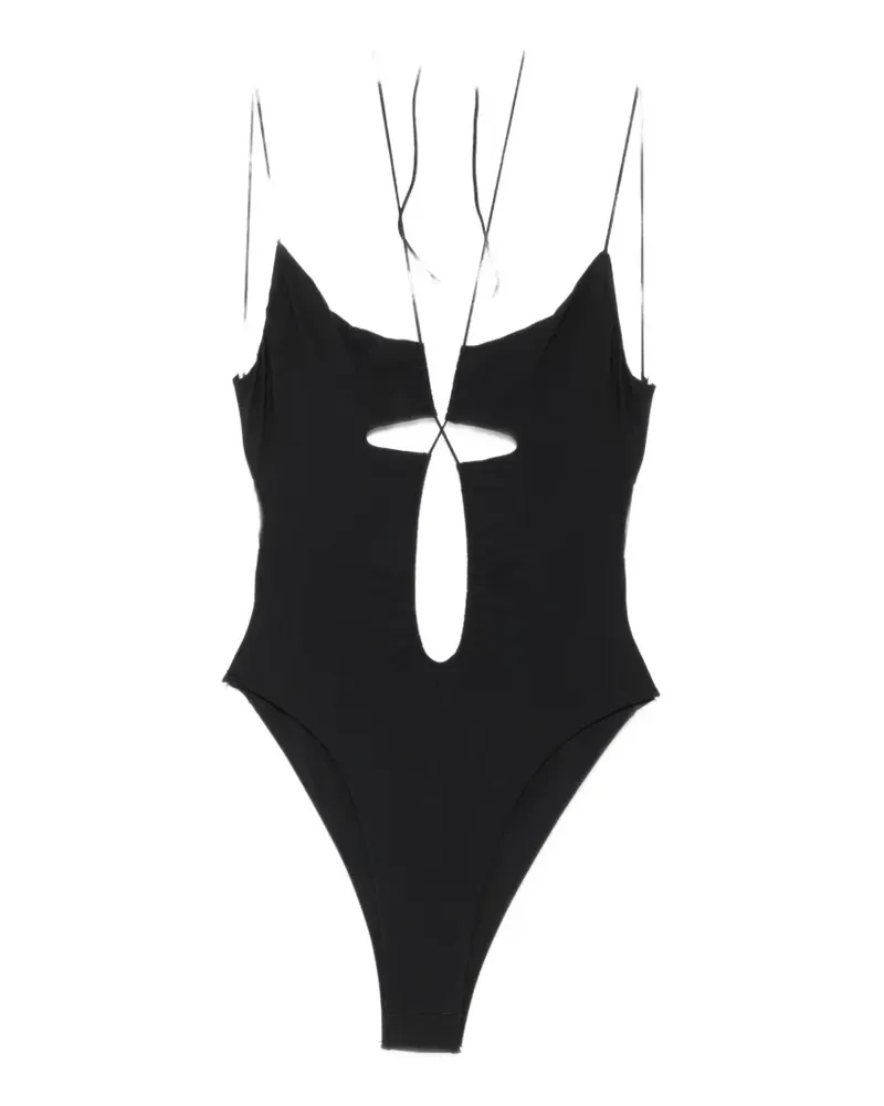 Amazuìn Layla cut-out swimsuit - Schwarz Schwarz