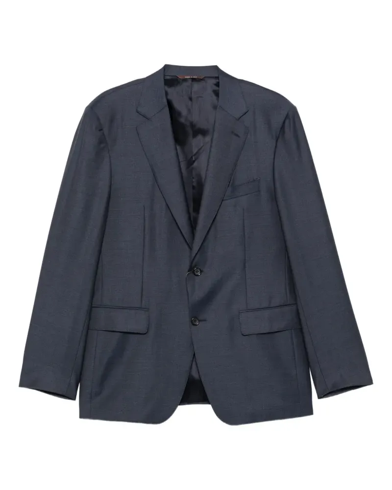 Canali single-breasted wool suit - Blau Blau