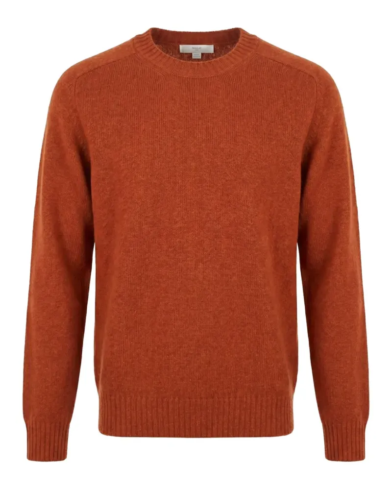 Malo crew-neck cashmere sweater - Orange Orange