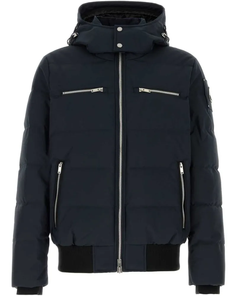 Moose Knuckles Gefütterte Kapuzenjacke - Blau Blau