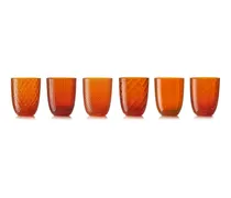 Idra 6er-Set Wassergläser - Orange