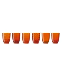 NasonMoretti Idra 6er-Set Wassergläser Orange