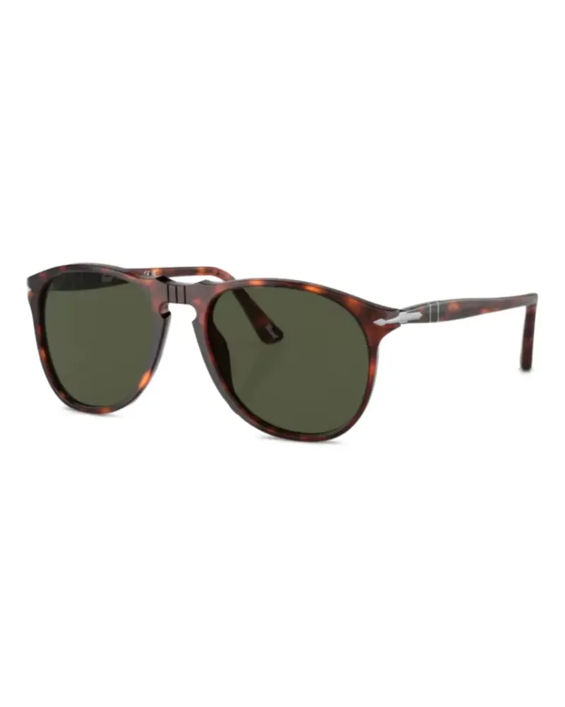 Persol Sonnenbrille mit ovalen Gläsern - Braun Braun