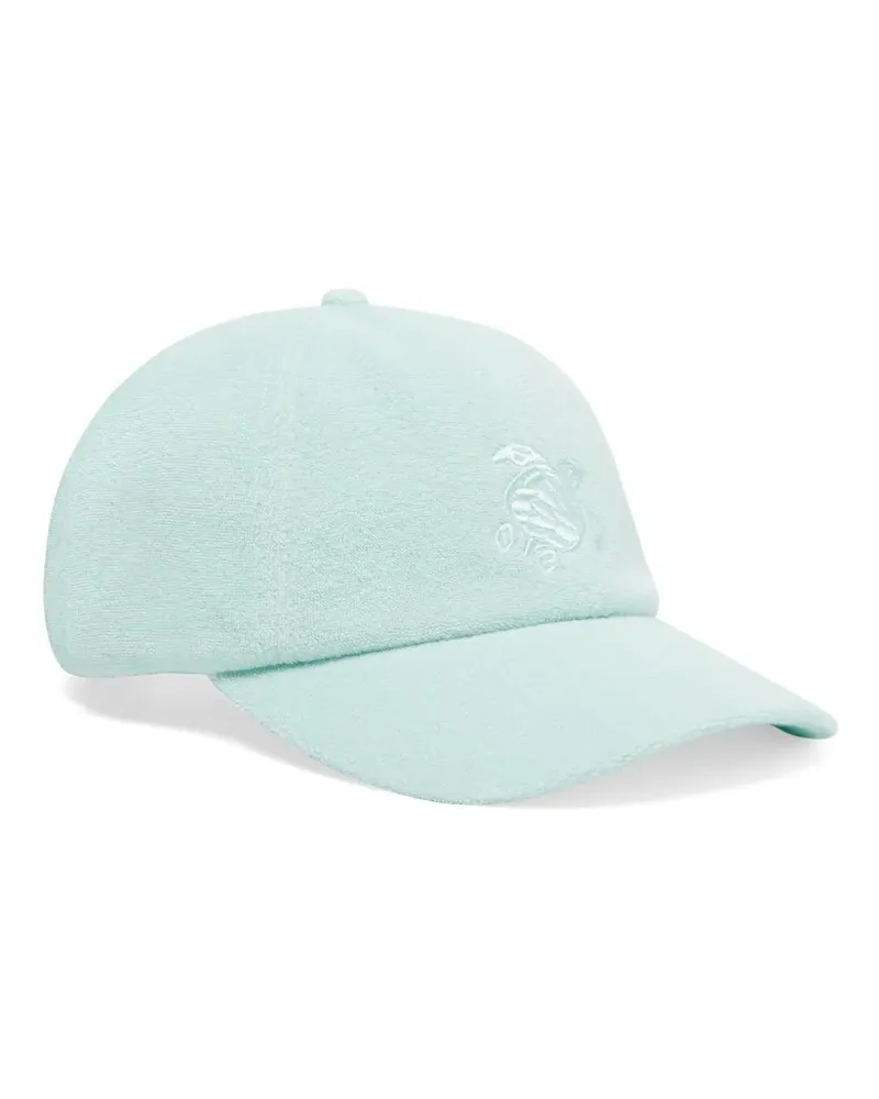 Vilebrequin Baseballkappe mit Schildkröten-Stickerei - Blau Blau