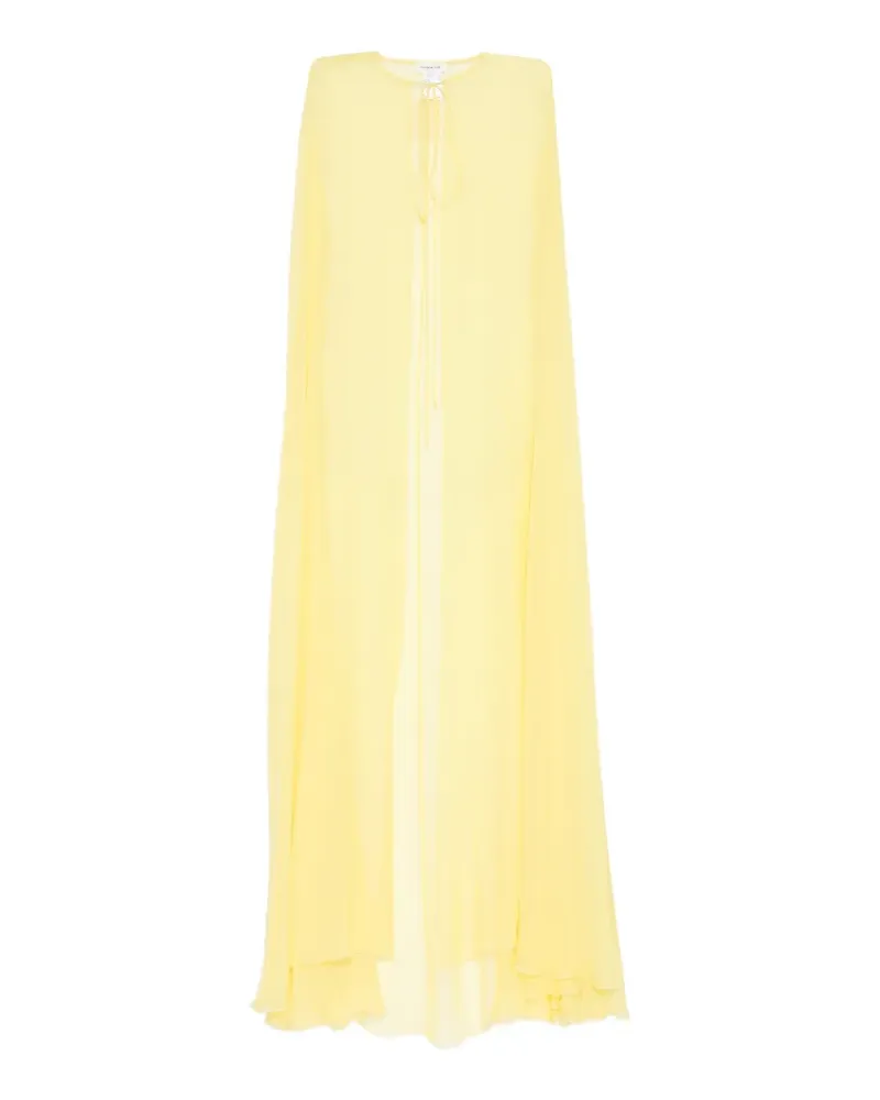 Zuhair Murad Cape aus Seidenchiffon - Gelb Gelb