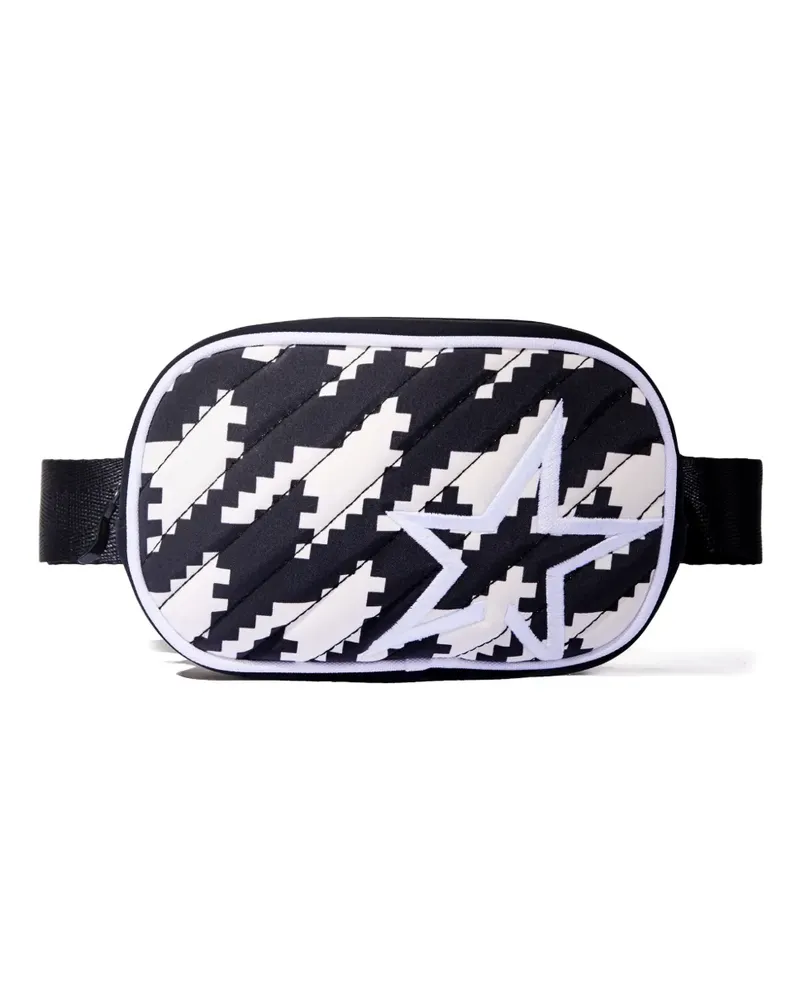 Perfect Moment houndstooth-pattern belt bag - Schwarz Schwarz