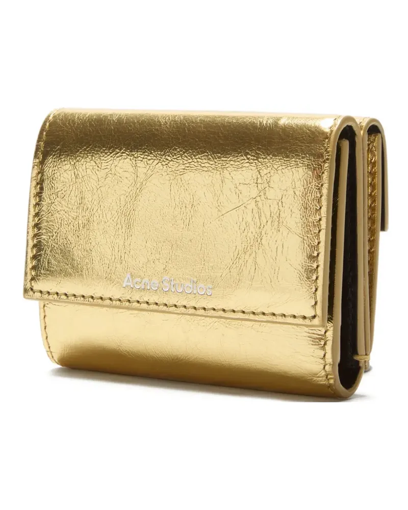 Acne Studios logo cardholder - Gold Gold