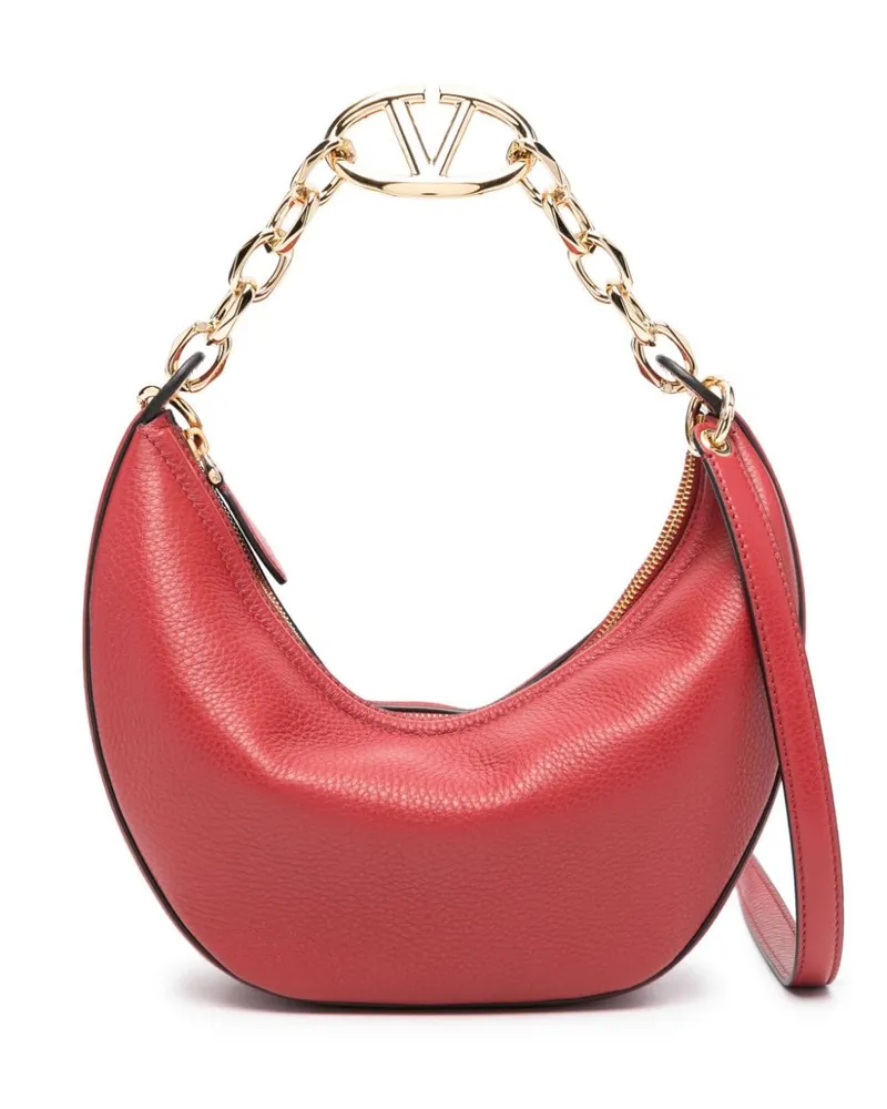 Valentino Garavani Mittelgroße VLogo Moon Schultertasche - Rot Rot
