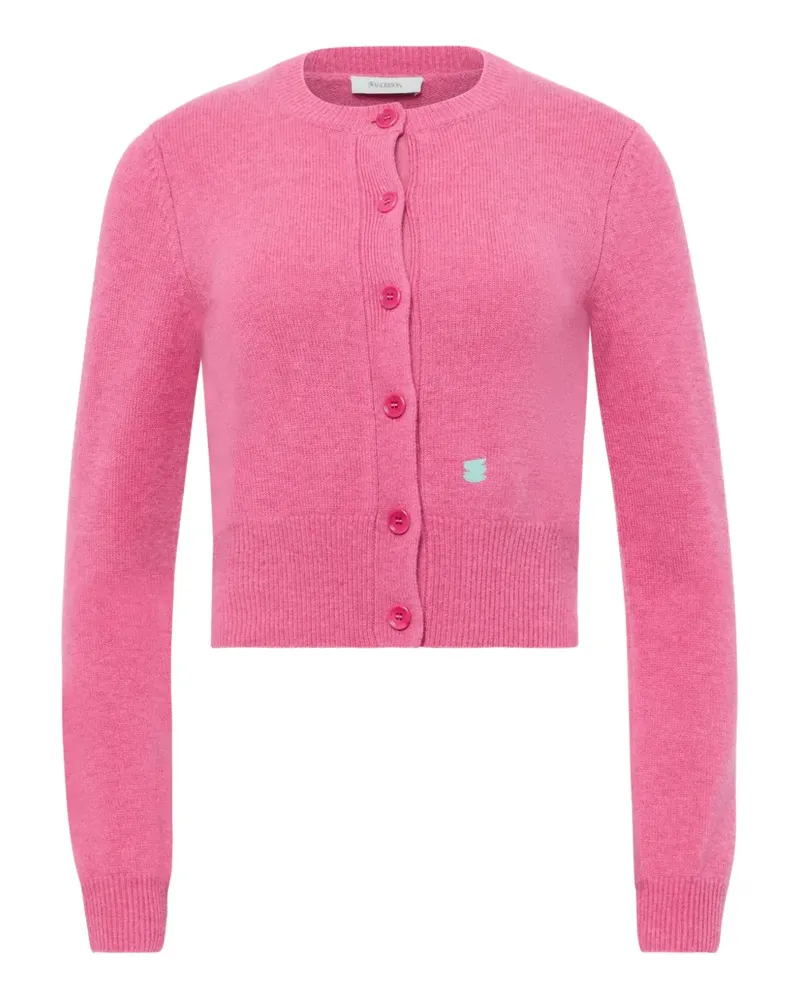 J.W.Anderson Cardigan mit Logo-Stickerei - Rosa Rosa