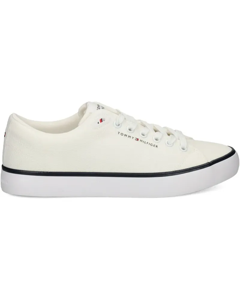 Tommy Hilfiger Sneakers mit Logo - Weiß Weiß