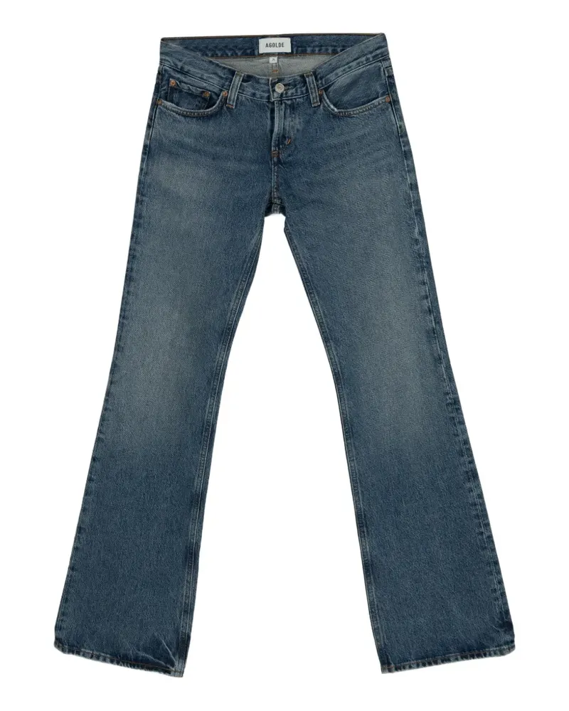 AGOLDE low-rise bootcut jeans - Blau Blau