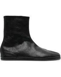 Maison Margiela Flache Tabi Stiefeletten Schwarz