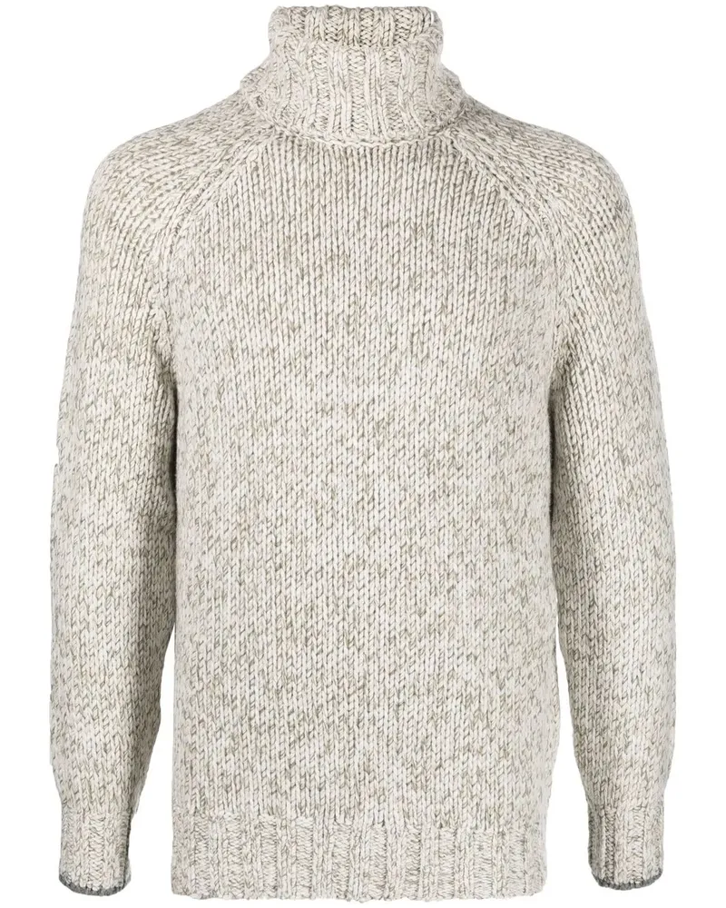 Brunello Cucinelli Gestrickter Rollkragenpullover - Grau Grau