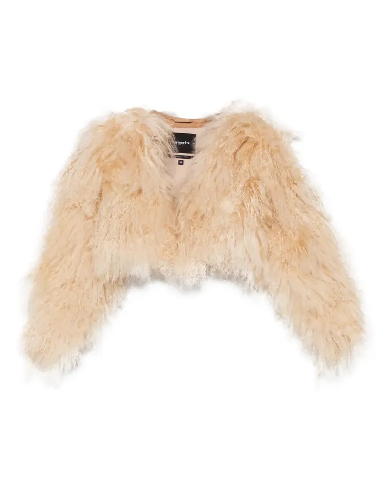 Retrofête Luxe Cropped-Jacke - Nude Nude