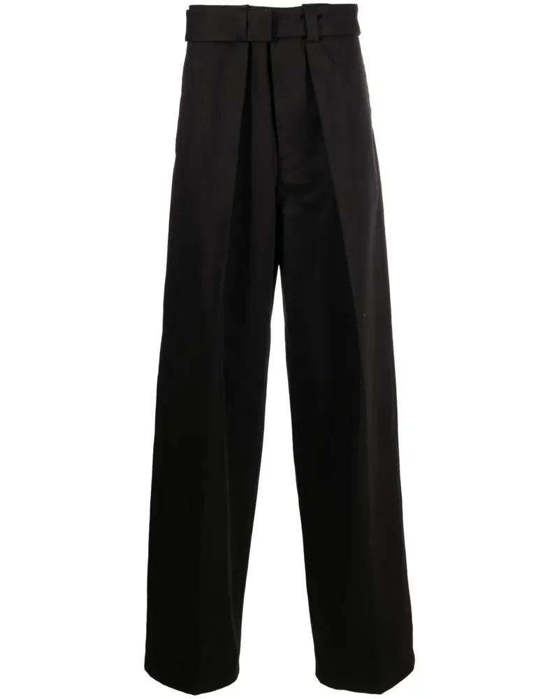 Jil Sander Hose mit lockerem Schnitt - Schwarz Schwarz