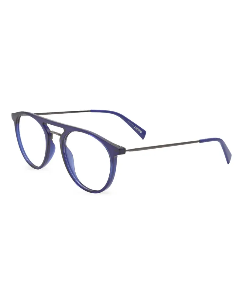 Levi's Brille mit rundem Gestell - Blau Blau
