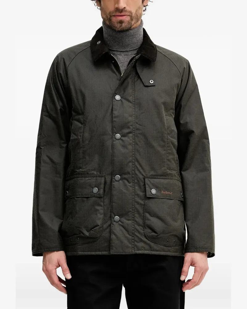 Barbour Geknöpfte Modern Beaufort Check Jacke - Grün Grün