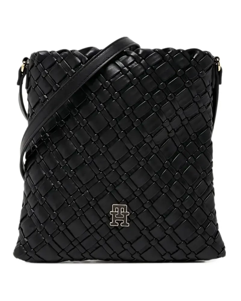 Tommy Hilfiger Cap Mini-Umhängetasche - Schwarz Schwarz