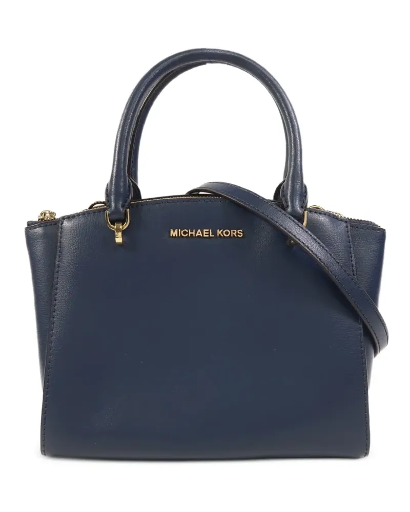 Michael Kors Schultertasche mit Logo - Blau Blau