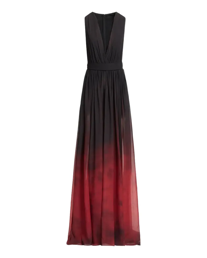 Elie Saab Maxikleid mit Farbverlauf - Schwarz Schwarz