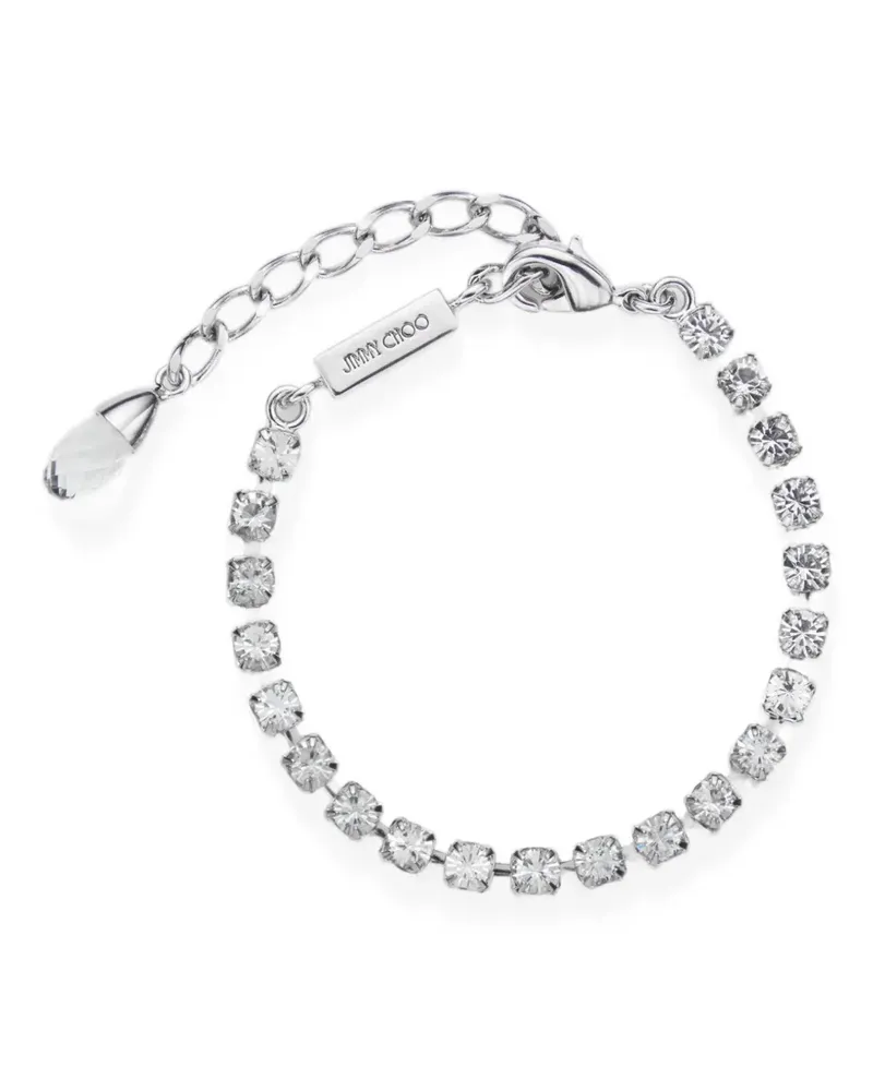 Jimmy Choo Saeda Armband mit Kristallen - Silber Silber