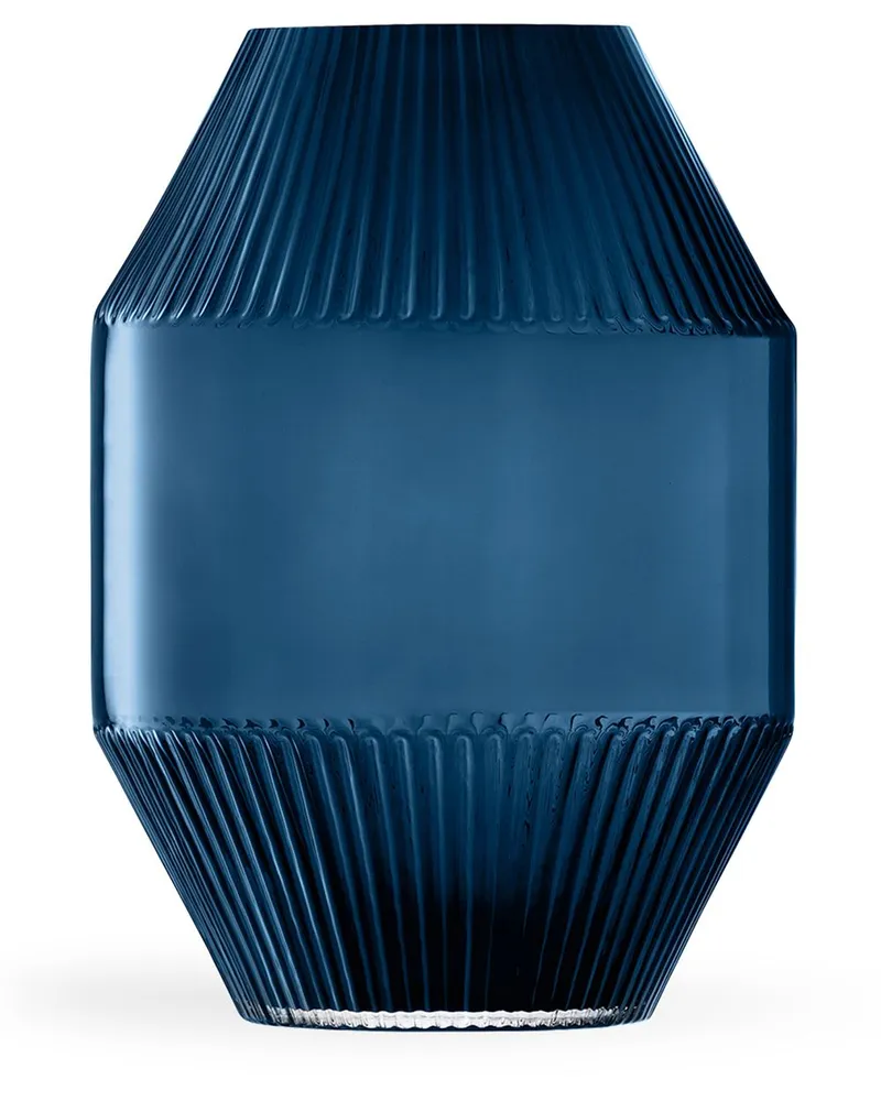 LSA International Rotunda Vase Blau