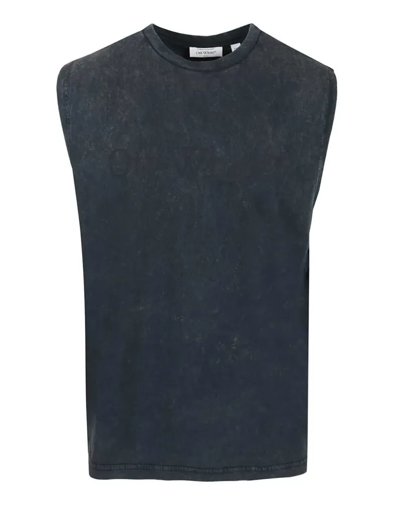 OFF-WHITE printed tank top - Grau Grau