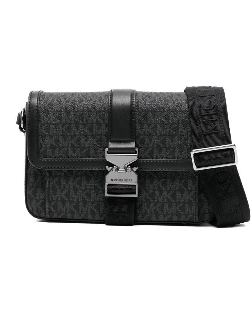 Michael Kors Hudson Kuriertasche - Schwarz Schwarz