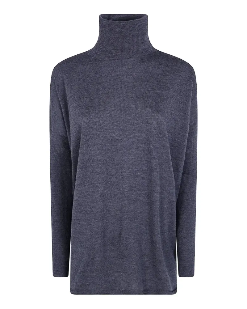 Gentry Portofino Klassischer Rollkragenpullover - Grau Grau