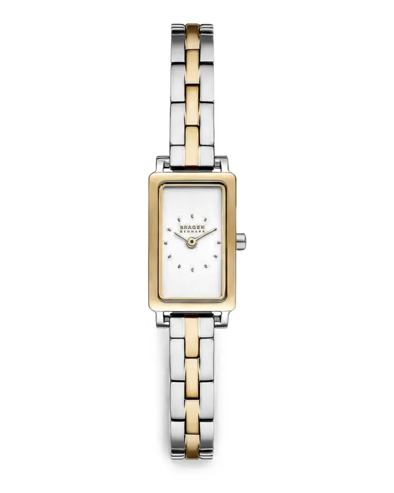 Skagen Hagen Armbanduhr mit eckigem Gehäuse 31mm - Weiß Weiß