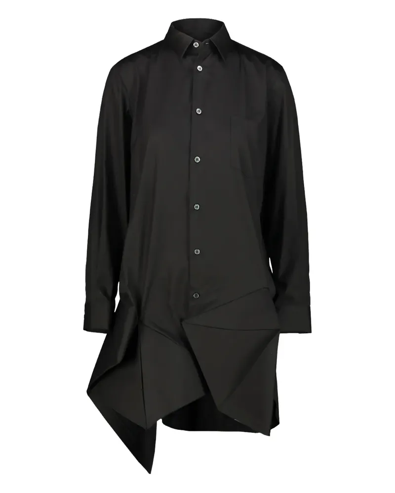 Comme des Garçons Klassisches Top - Schwarz Schwarz