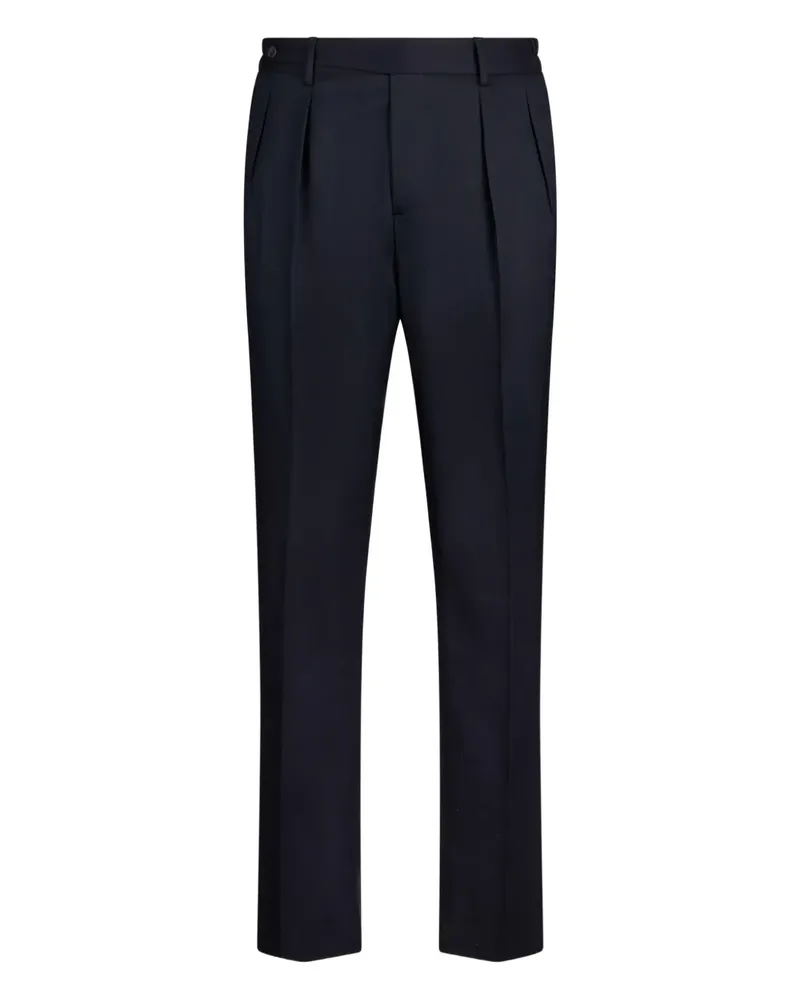 Boglioli Hose mit Falten - Blau Blau