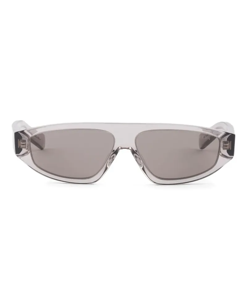 Prada Sonnenbrille mit geometrischem Gestell - Grau Grau
