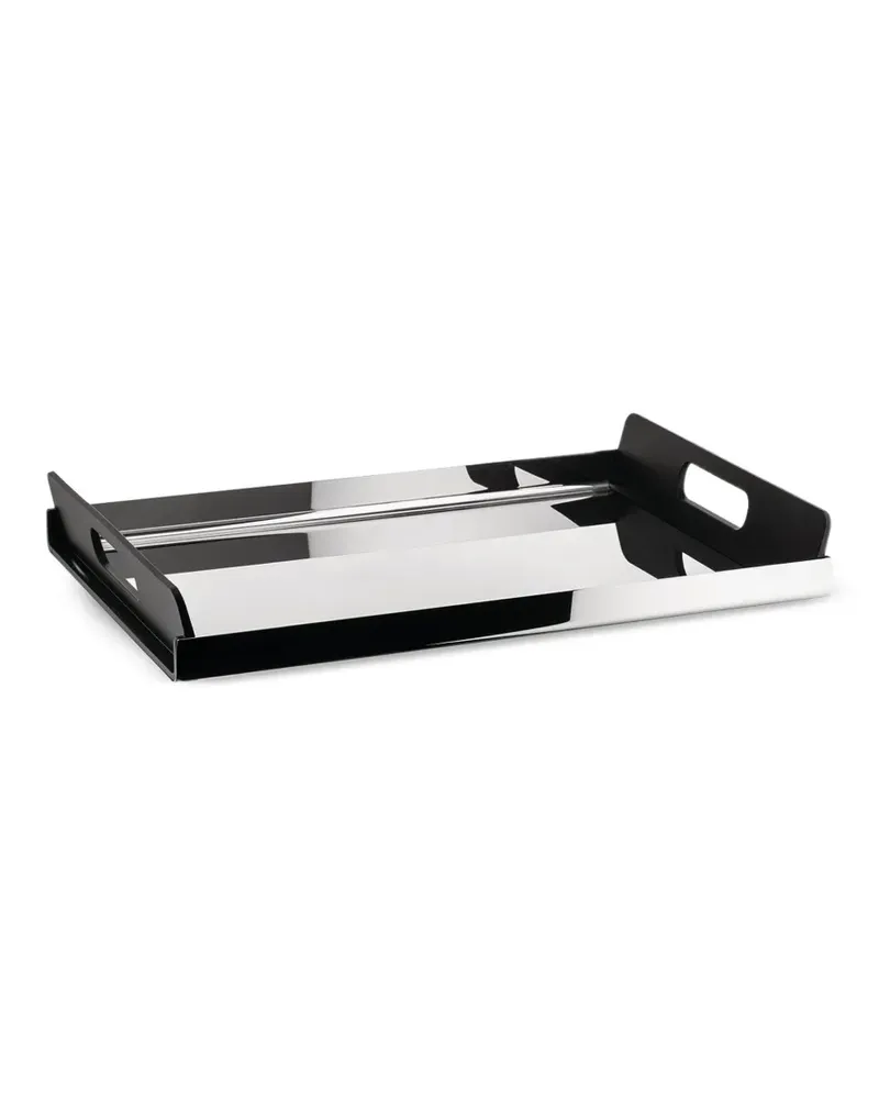 Alessi Eckiges Vassily Tablett (30cm x 45cm) - Schwarz Schwarz