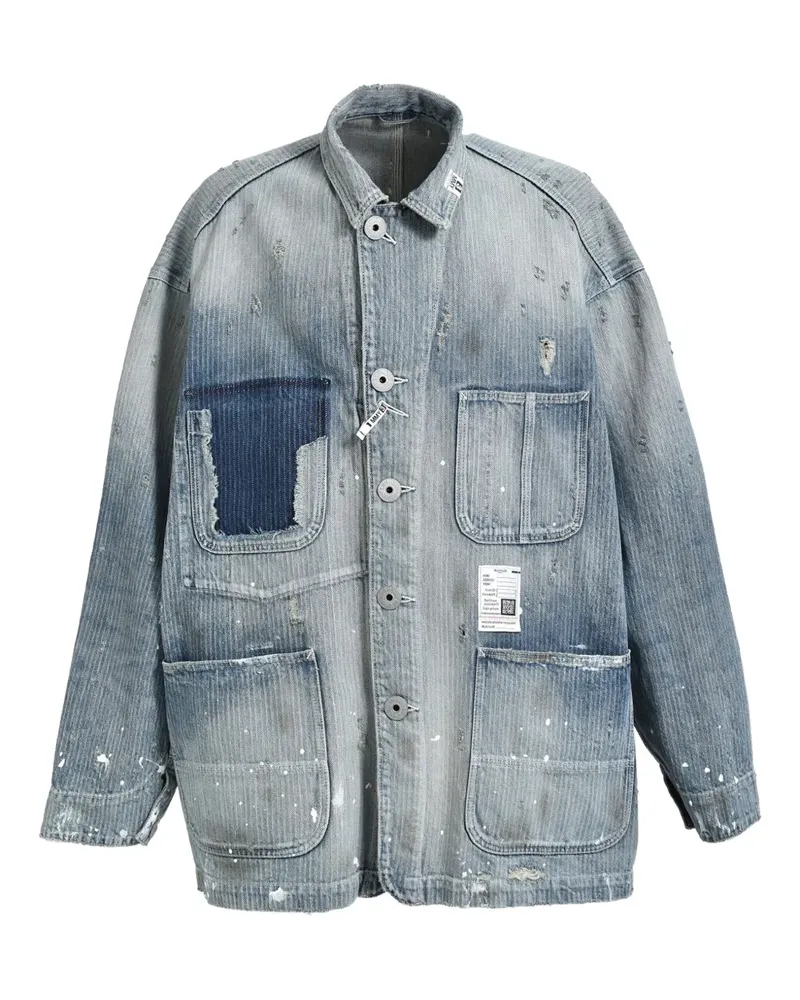 MIHARAYASUHIRO Hemdjacke aus Denim - Blau Blau