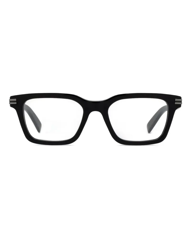Ermenegildo Zegna Brille mit eckigem Gestell - Schwarz Schwarz