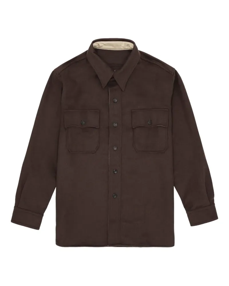 Fortela Cpo2.0 chest-pockets shirt - Braun Braun