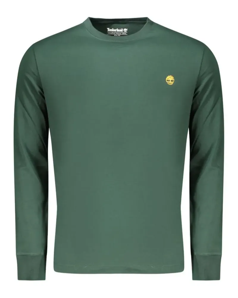 Timberland Dunstan River Langarmshirt mit Logo-Stickerei - Grün Grün
