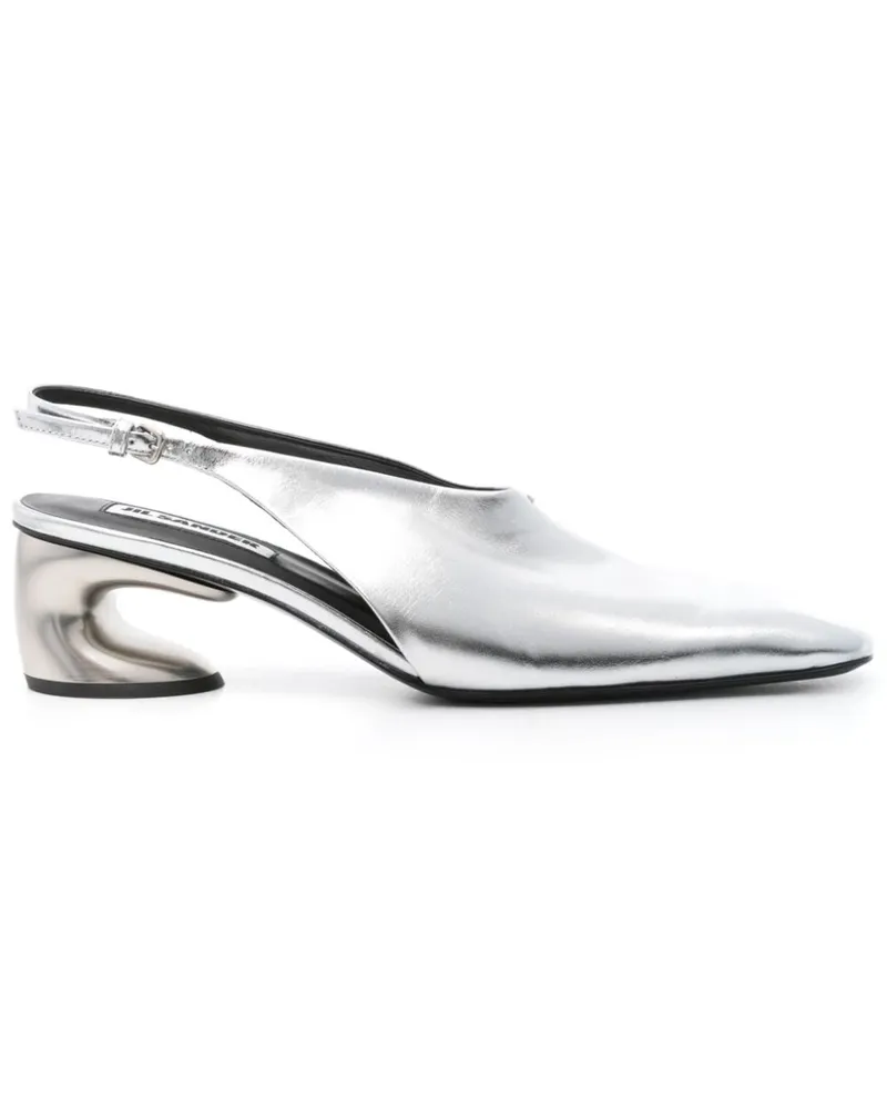 Jil Sander Pumps 60mm - Silber Silber