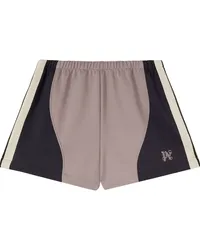 Palm Angels Sport-Shorts in Colour-Block-Optik Violett