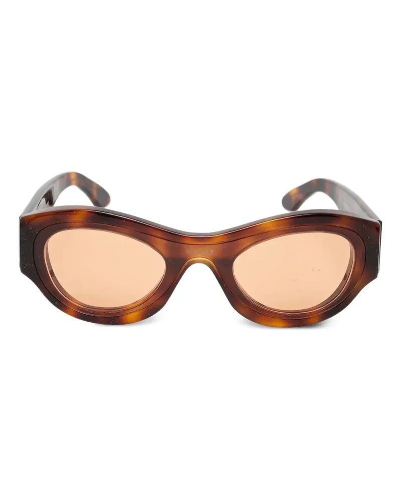 SUNNEI Sonnenbrille mit ovalem Gestell - Braun Braun