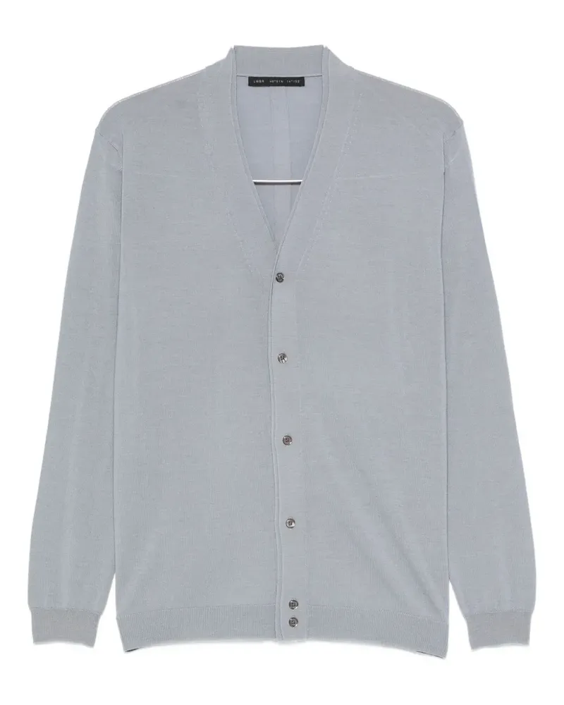 Low Brand V-neck wool cardigan - Blau Blau