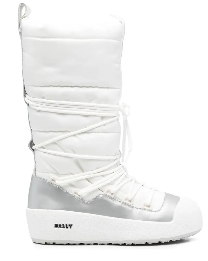 Bally Stiefel mit dicker Sohle 35mm - Weiß Weiß