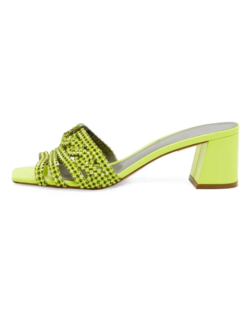 Gina Pumps mit Kristallverzierung - Grün Grün