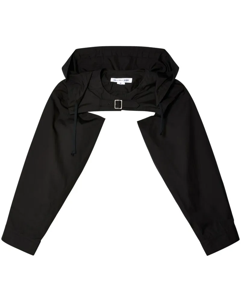 Comme des Garçons Hemd mit Kapuze - Schwarz Schwarz