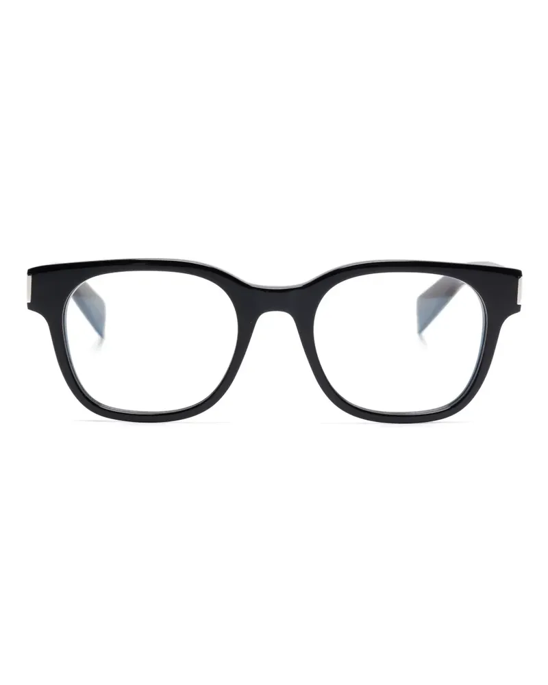 Saint Laurent Brille mit eckigem Gestell - Schwarz Schwarz