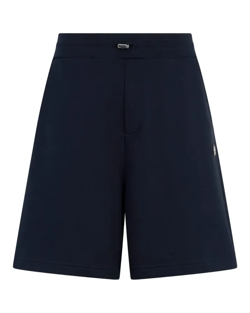 Philipp Plein Joggingshorts mit Logo-Patch - Blau Blau