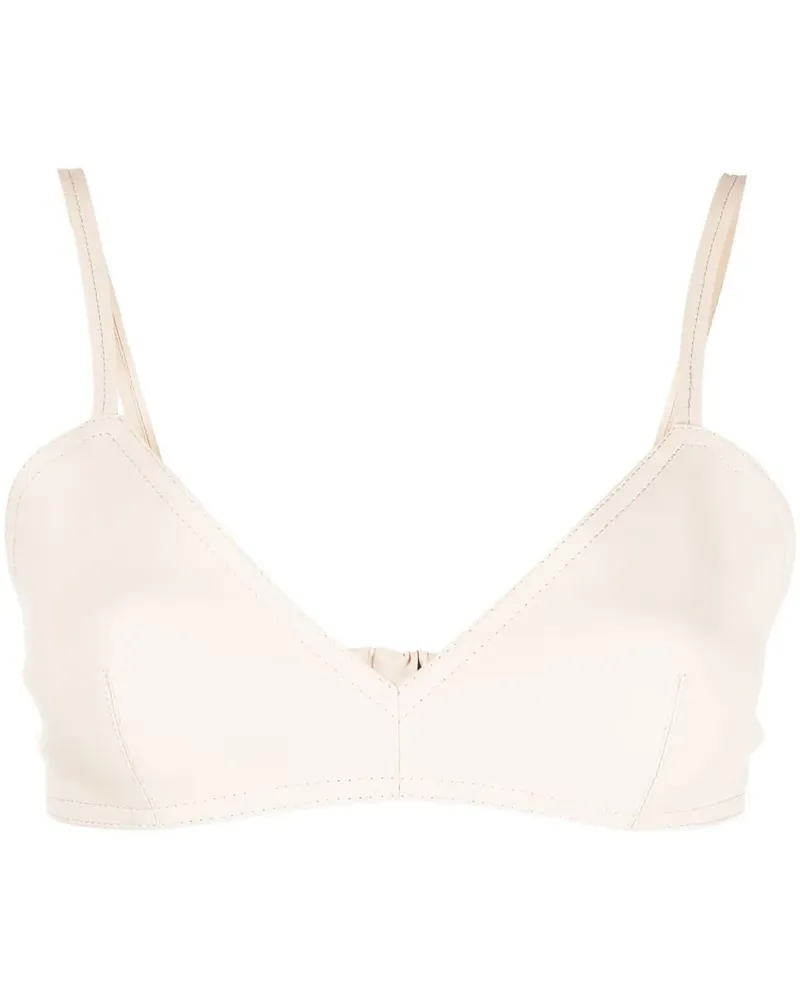 THE MANNEI Sierra Cropped-Top - Nude Nude