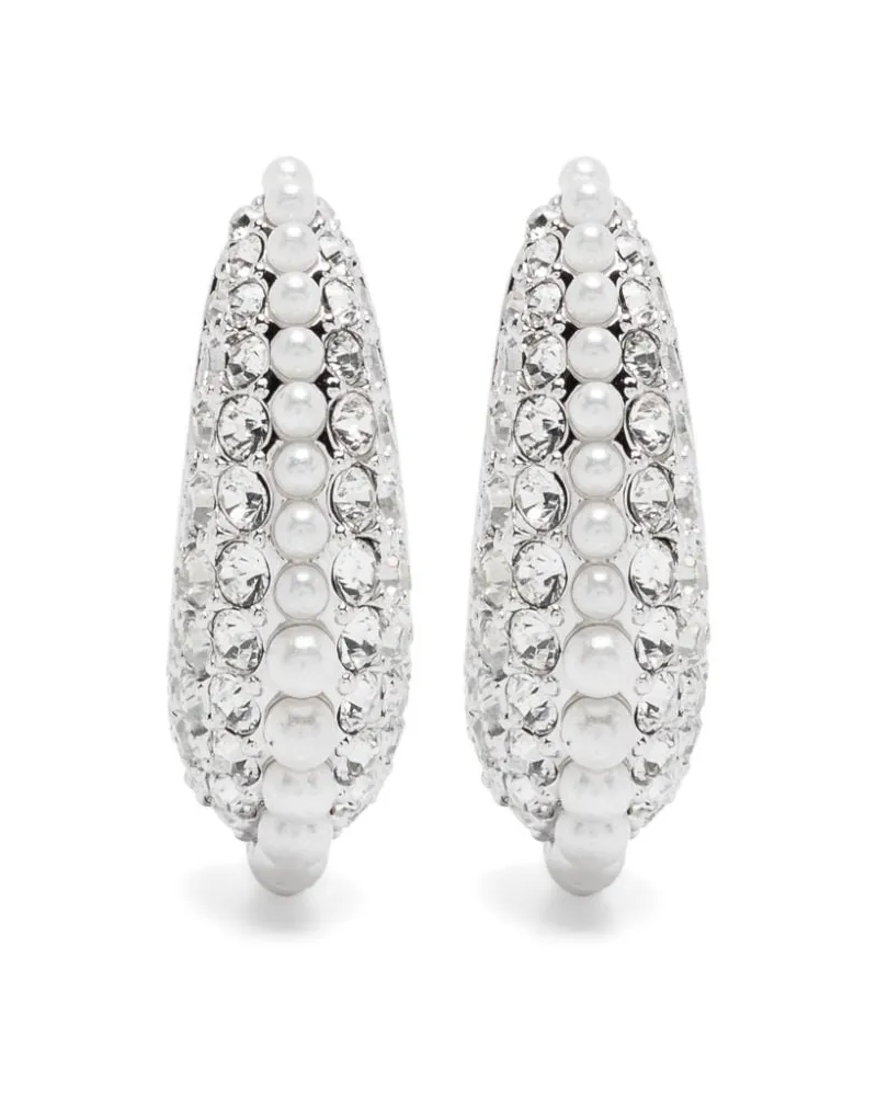 Swarovski Sublima Hängeohrringe - Silber Silber